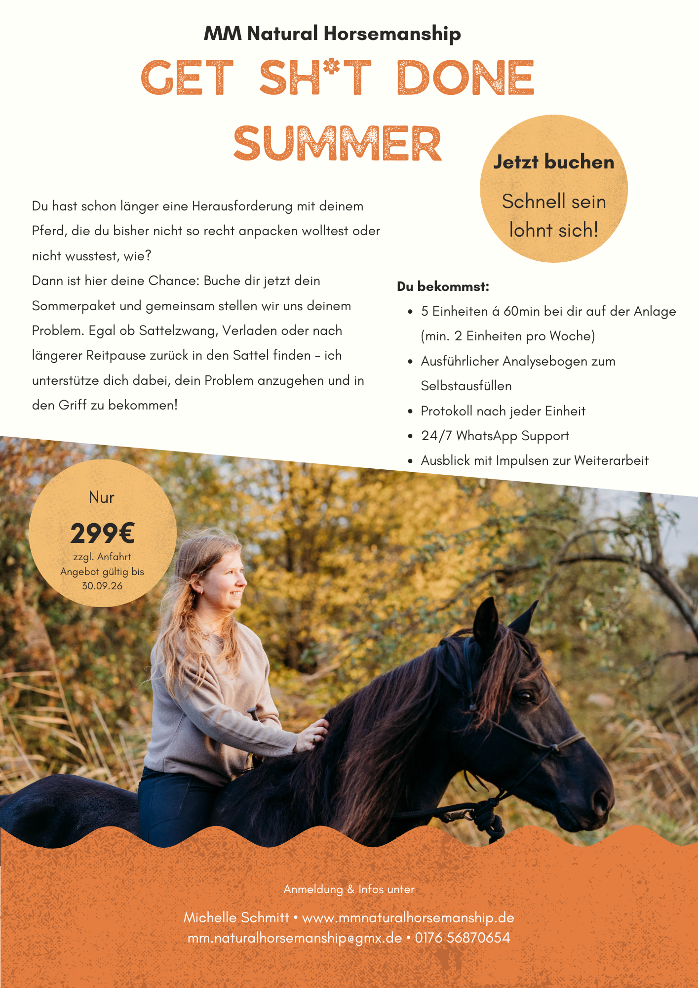 Flyer Sommerpaket Flyer mit Infos zum Kurs.